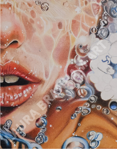 Girl Underwater - Original