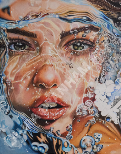 Girl Underwater - Original
