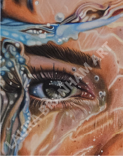 Girl Underwater - Original