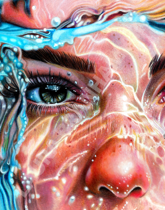 Girl in Water - Print