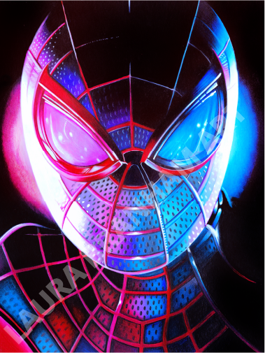 Spiderman Pink/Blue - Original
