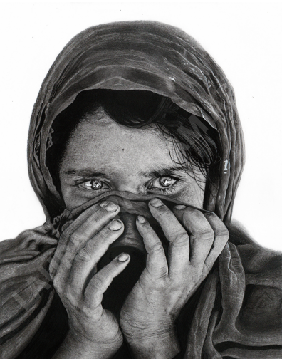 Afghan Girl - Print